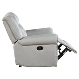 Brennen Charcoal Power Double Reclining Sofa from Homelegance - Luna Furniture