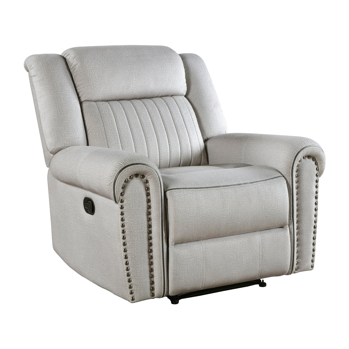 Brennen Charcoal Power Double Reclining Sofa from Homelegance - Luna Furniture