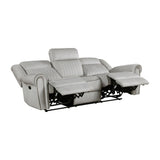 Brennen Mist Power Double Reclining Sofa