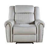 Brennen Mist Reclining Chair from Homelegance - Luna Furniture