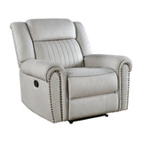 Brennen Mist Reclining Chair from Homelegance - Luna Furniture