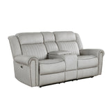 9204MT*2PW 2pc Set: Sofa, Love (Power) from Homelegance - Luna Furniture