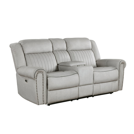 9204MT*2PW 2pc Set: Sofa, Love (Power) from Homelegance - Luna Furniture