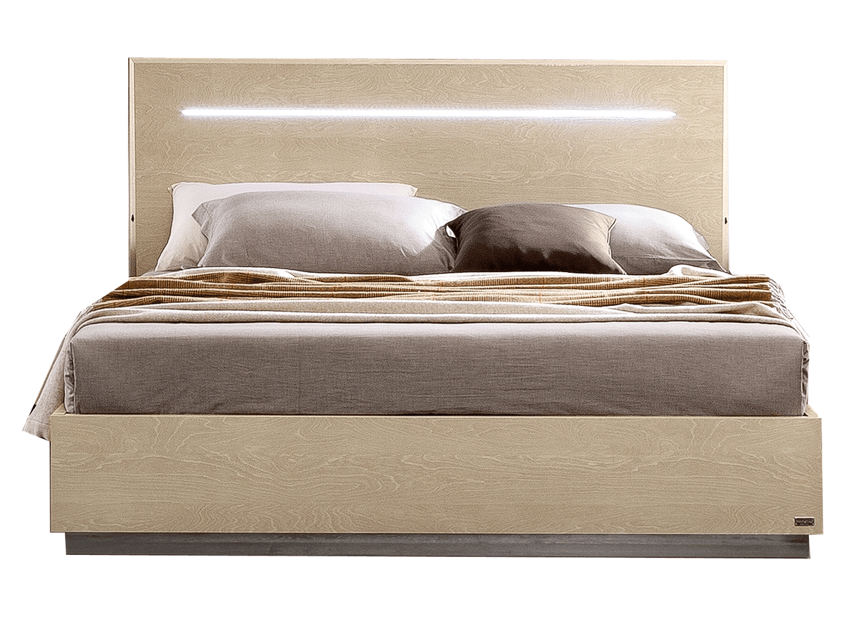 Camel Ambra Legno Bed QS + Slats Frame Set from ESF Furniture - Luna Furniture