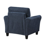 Ellery Navy Loveseat from Homelegance - Luna Furniture