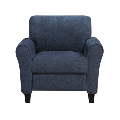 Ellery Navy Loveseat from Homelegance - Luna Furniture
