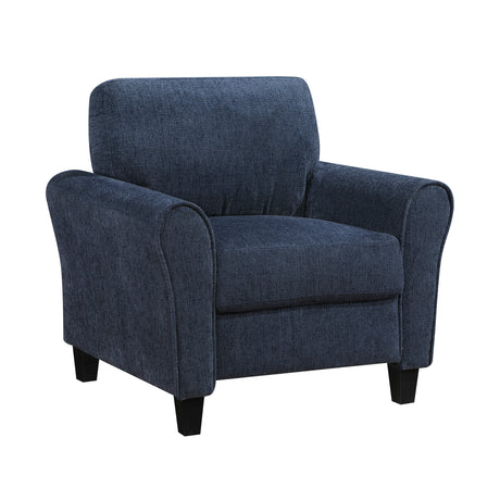 Ellery Navy Loveseat from Homelegance - Luna Furniture