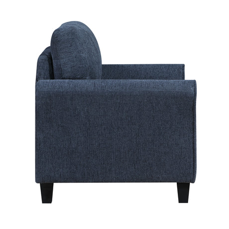 Ellery Navy Loveseat from Homelegance - Luna Furniture
