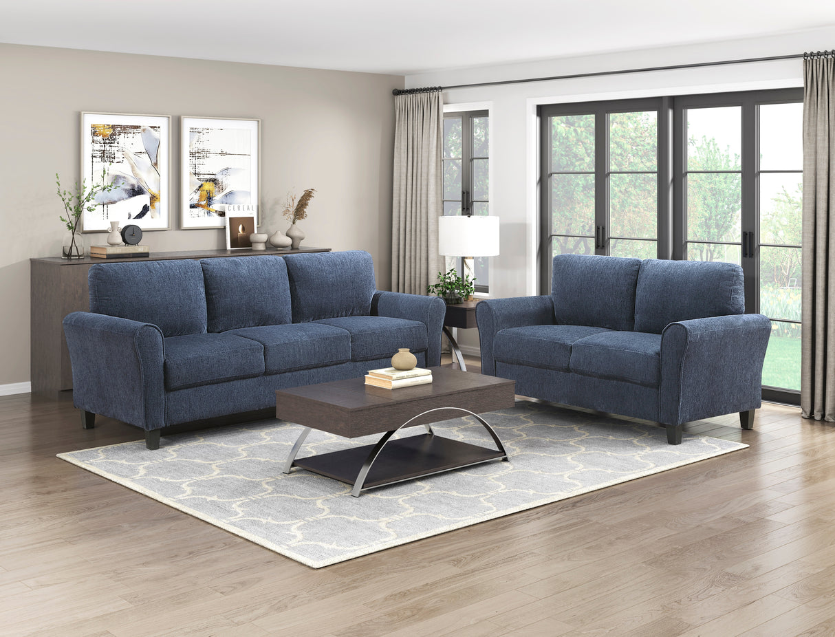Ellery Navy Living Room Set from Homelegance - Luna Furniture
