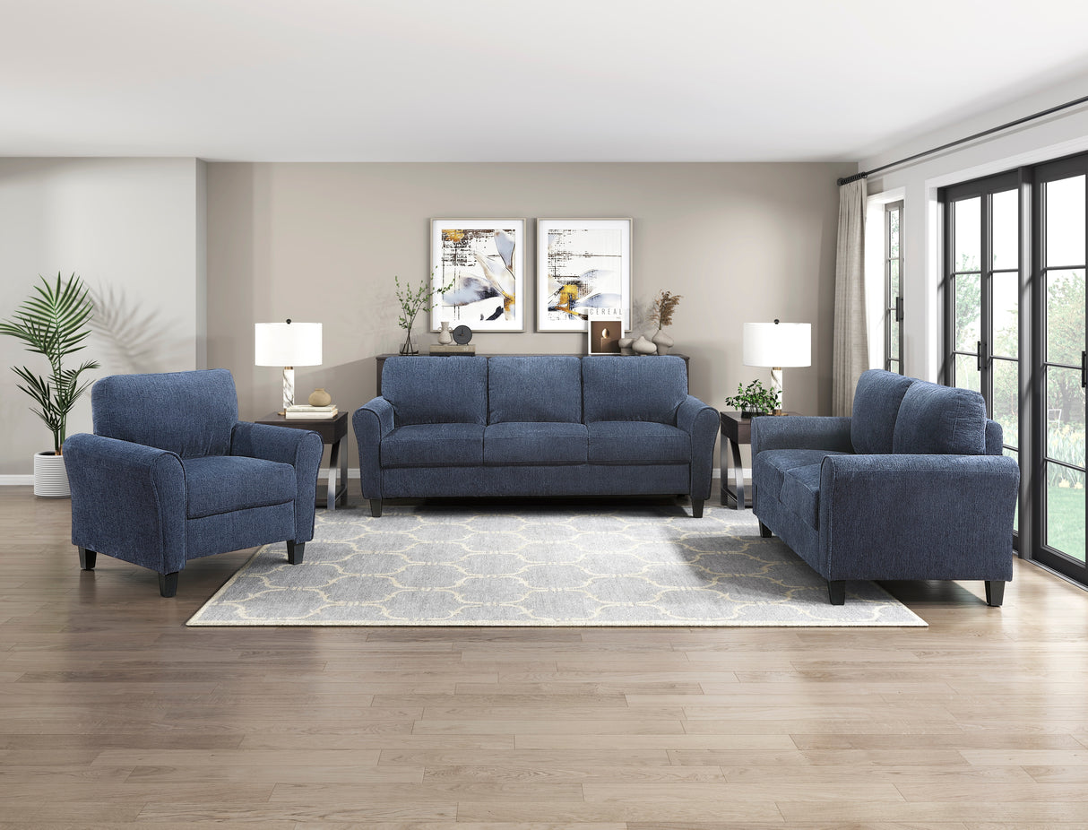 Ellery Navy Living Room Set from Homelegance - Luna Furniture