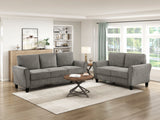 Ellery Pewter Living Room Set from Homelegance - Luna Furniture