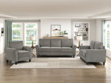 Ellery Pewter Living Room Set from Homelegance - Luna Furniture