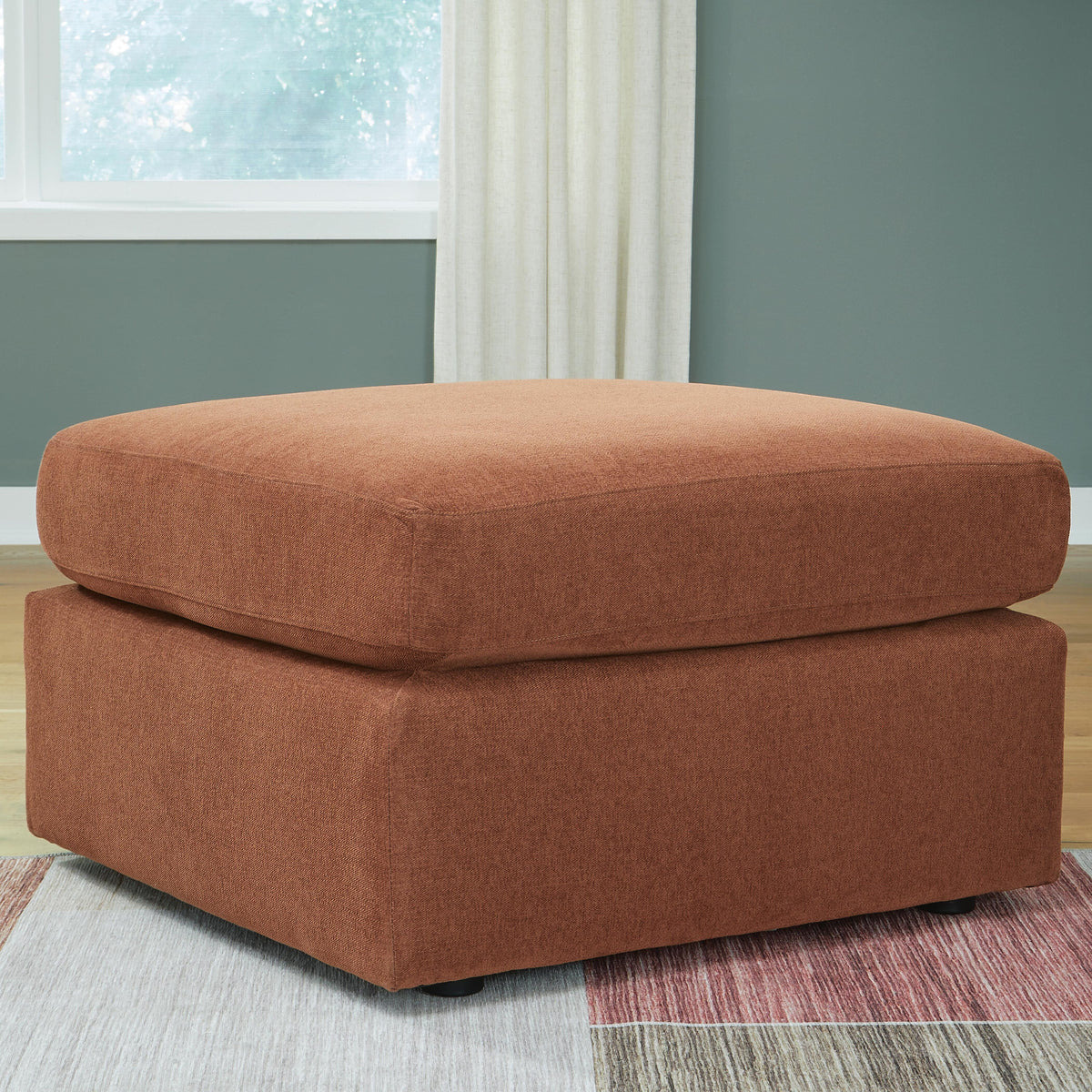 Pillar Peak Spice Oversized Accent Ottoman