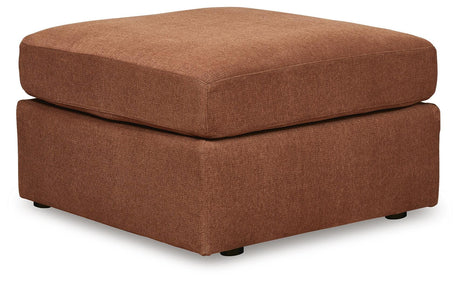 Modmax Spice 6-Piece RAF Chaise Sectional with Ottoman and Console with Audio System from Ashley - Luna Furniture