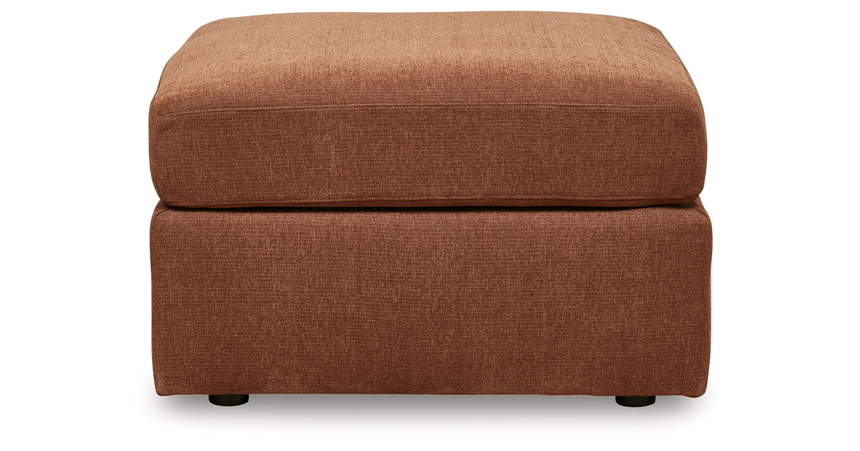 Pillar Peak 8-Piece Sectional with Ottoman in Spice from Ashley Furniture - Luna Furniture