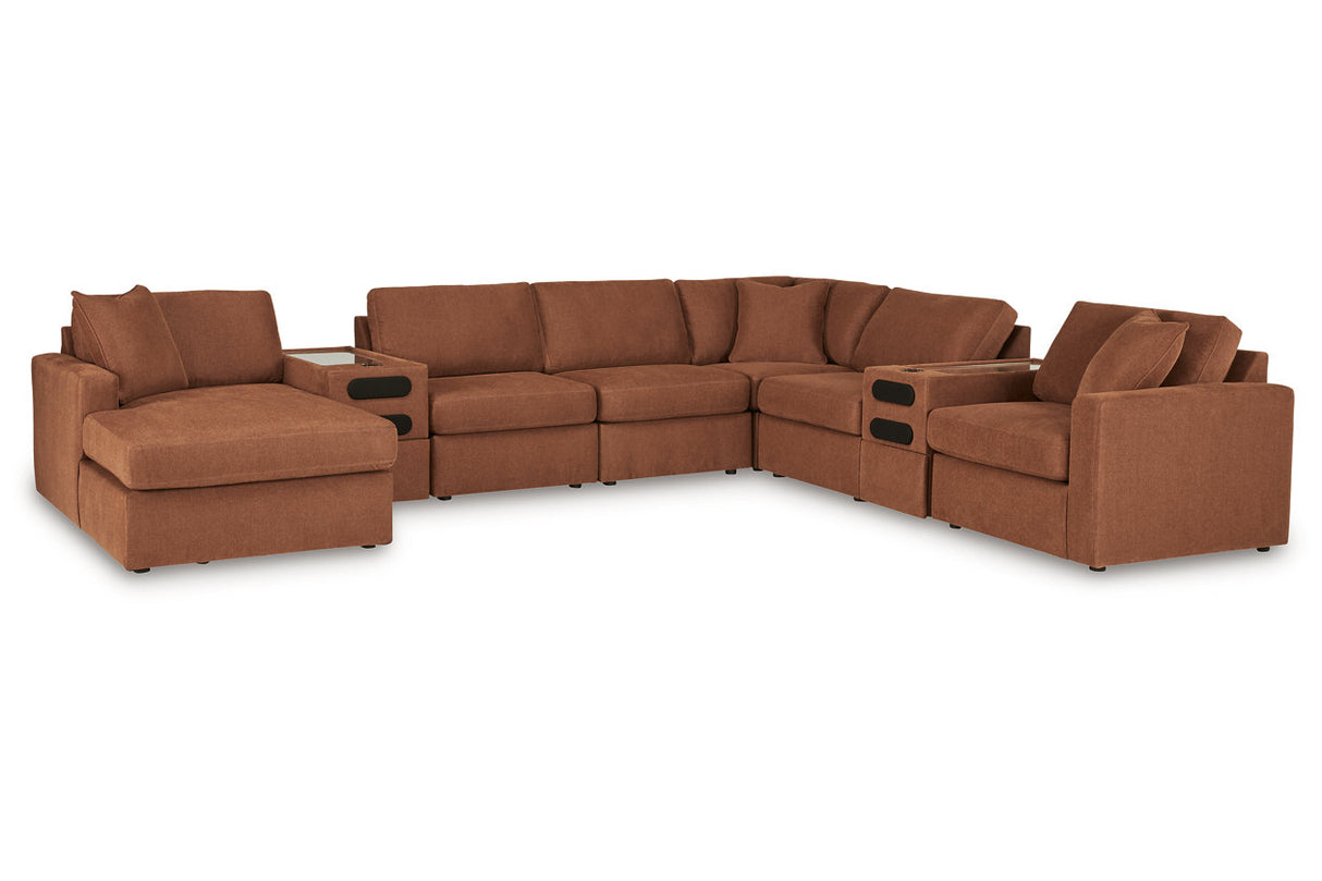 Modmax Spice 8-Piece Sectional with Audio System and Chaise from Ashley - Luna Furniture