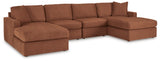Modmax Spice 4-Piece Sectional with Chaise from Ashley Furniture - Luna Furniture