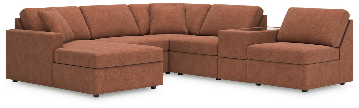 Modmax Spice 6-Piece Sectional with Chaise from Ashley Furniture - Luna Furniture