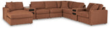 Modmax Spice 8-Piece Sectional with LAF Storage Chaise and Audio Consoles from Ashley - Luna Furniture