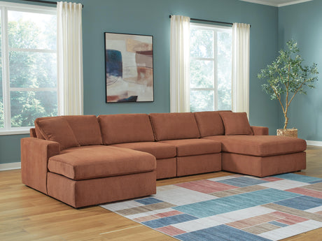 Modmax Spice 4-Piece Double Storage Chaise Sectional from Ashley - Luna Furniture