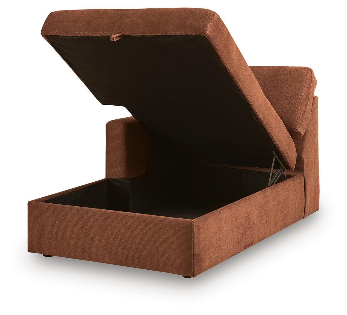 Modmax Spice Left-Arm Facing Corner Chaise with Storage from Ashley - Luna Furniture