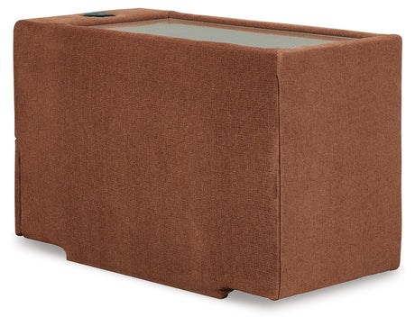 Modmax 6-Piece Sectional with Ottoman in Spice from Ashley - Luna Furniture