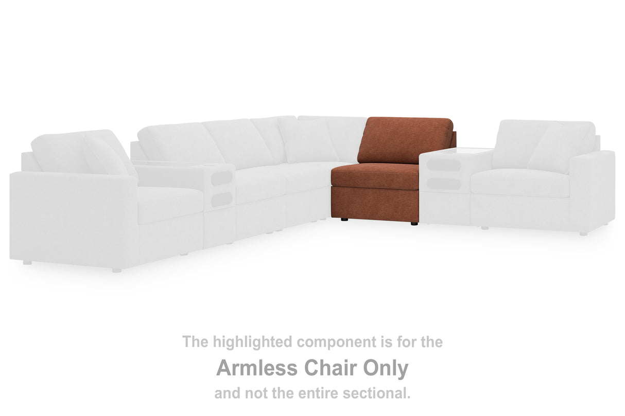 Pillar Peak Spice Armless Chair from Ashley Furniture - Luna Furniture