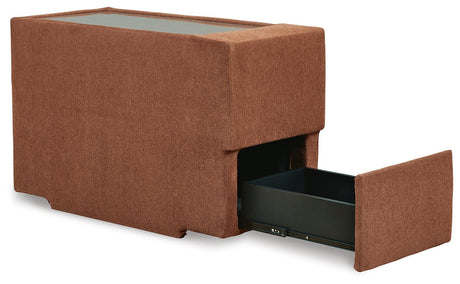 Modmax 6-Piece Sectional with Ottoman in Spice from Ashley - Luna Furniture