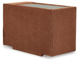 Modmax 6-Piece RAF Chaise Sectional with Ottoman and Storage Console in Spice from Ashley - Luna Furniture