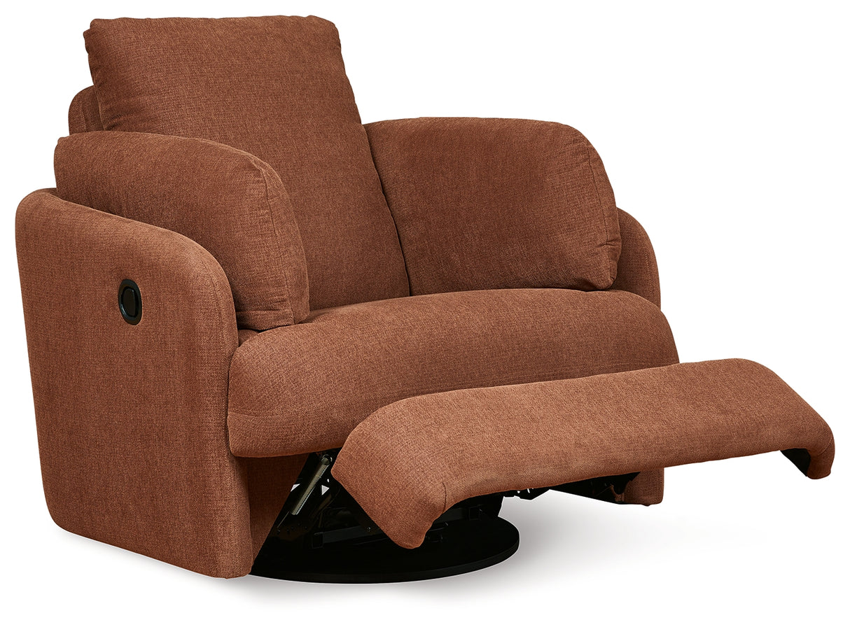 Modmax 5-Piece Sectional with Swivel Glider Recliner in Spice from Ashley - Luna Furniture