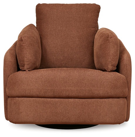 Modmax 5-Piece Sectional with Swivel Glider Recliner in Spice from Ashley - Luna Furniture