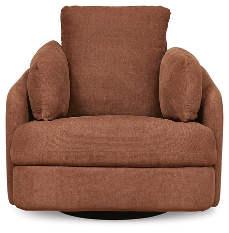 Modmax 5-Piece Sectional with Swivel Glider Recliner in Spice from Ashley - Luna Furniture
