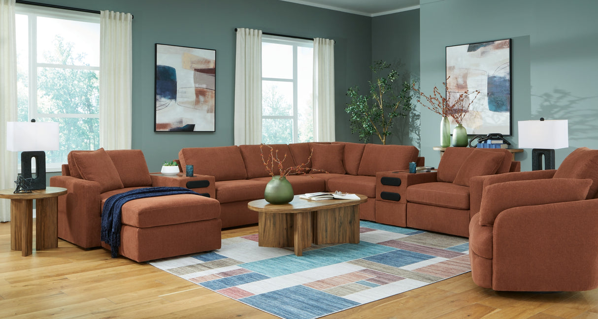 Modmax Spice 8-Piece Sectional and 2 Ottomans from Ashley - Luna Furniture