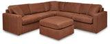 Modmax 5-Piece Sectional with Ottoman in Spice from Ashley - Luna Furniture