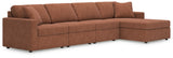 Modmax Spice 4-Piece Sectional with Chaise from Ashley Furniture - Luna Furniture