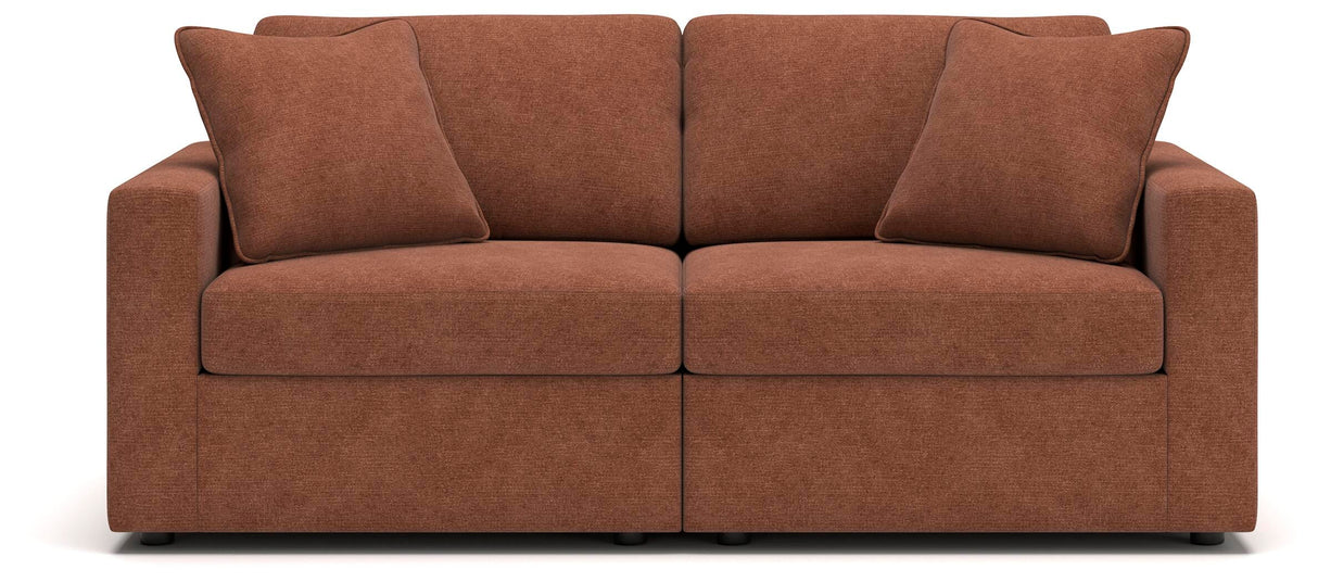 Modmax Sofa, Loveseat and Recliner in Spice from Ashley - Luna Furniture