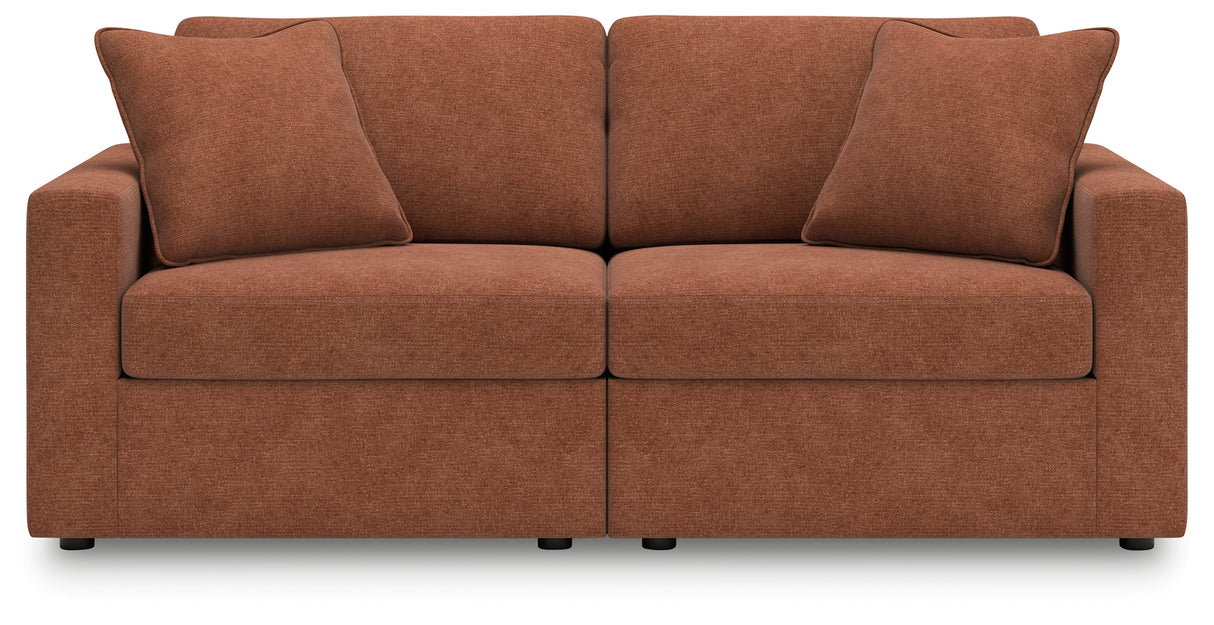 Modmax Sofa and Loveseat in Spice from Ashley - Luna Furniture