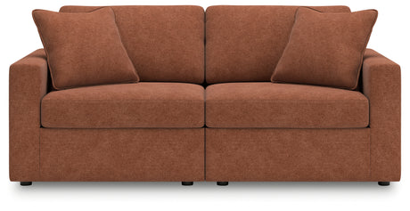 Modmax Sofa, Loveseat and Recliner in Spice from Ashley - Luna Furniture