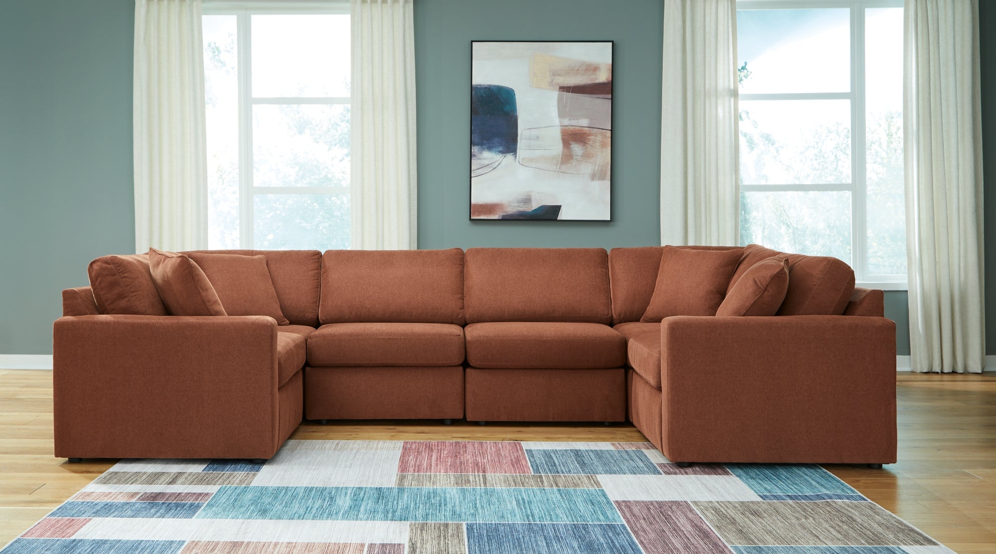 Ashley Modmax Spice 6-Piece Sectional 92102S8 – Luna Furniture