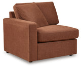 Modmax 4-Piece Sectional with Ottoman in Spice from Ashley - Luna Furniture