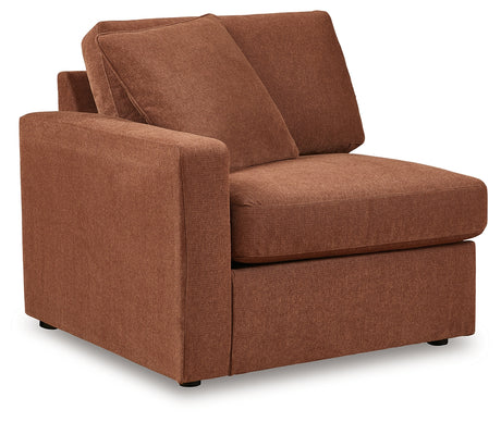 Modmax 5-Piece Sectional with Swivel Glider Recliner in Spice from Ashley - Luna Furniture