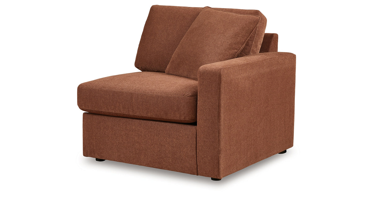 Pillar Peak Spice Right-Arm Facing Corner Chair from Ashley - Luna Furniture