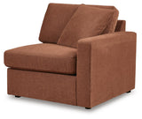 Modmax 5-Piece Sectional with Swivel Glider Recliner in Spice from Ashley - Luna Furniture