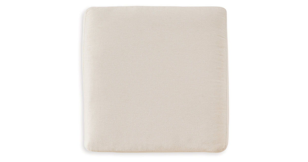 Pillar Peak Oyster Oversized Accent Ottoman from Ashley - Luna Furniture