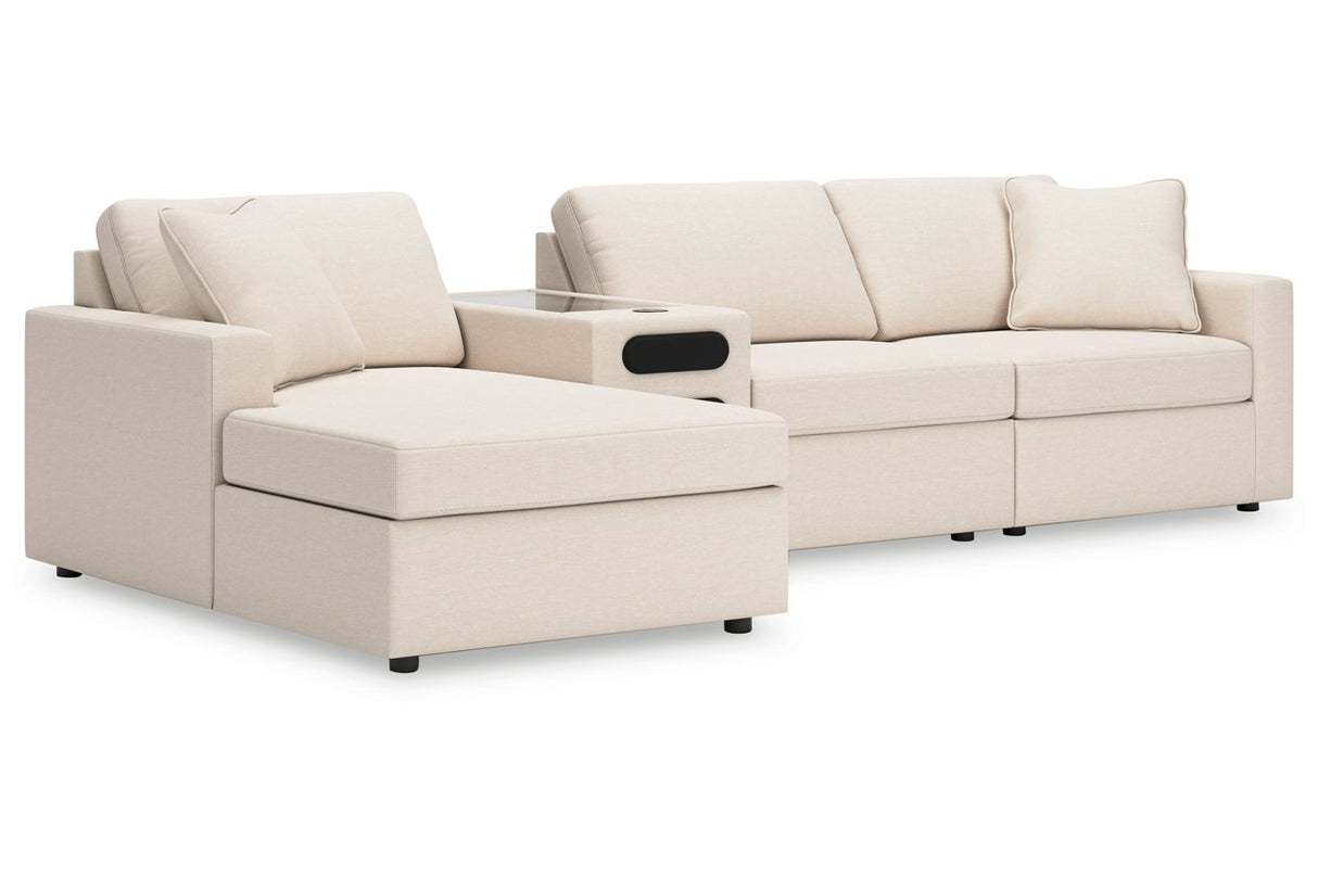 Modmax Oyster 4-Piece Sectional with Chaise from Ashley - Luna Furniture