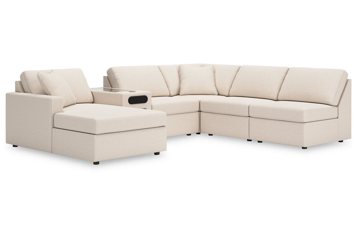 Modmax Oyster 6-Piece Sectional with Chaise from Ashley - Luna Furniture