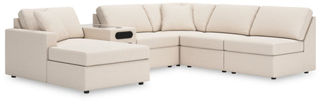 Modmax Oyster 6-Piece Sectional with Chaise from Ashley Furniture - Luna Furniture