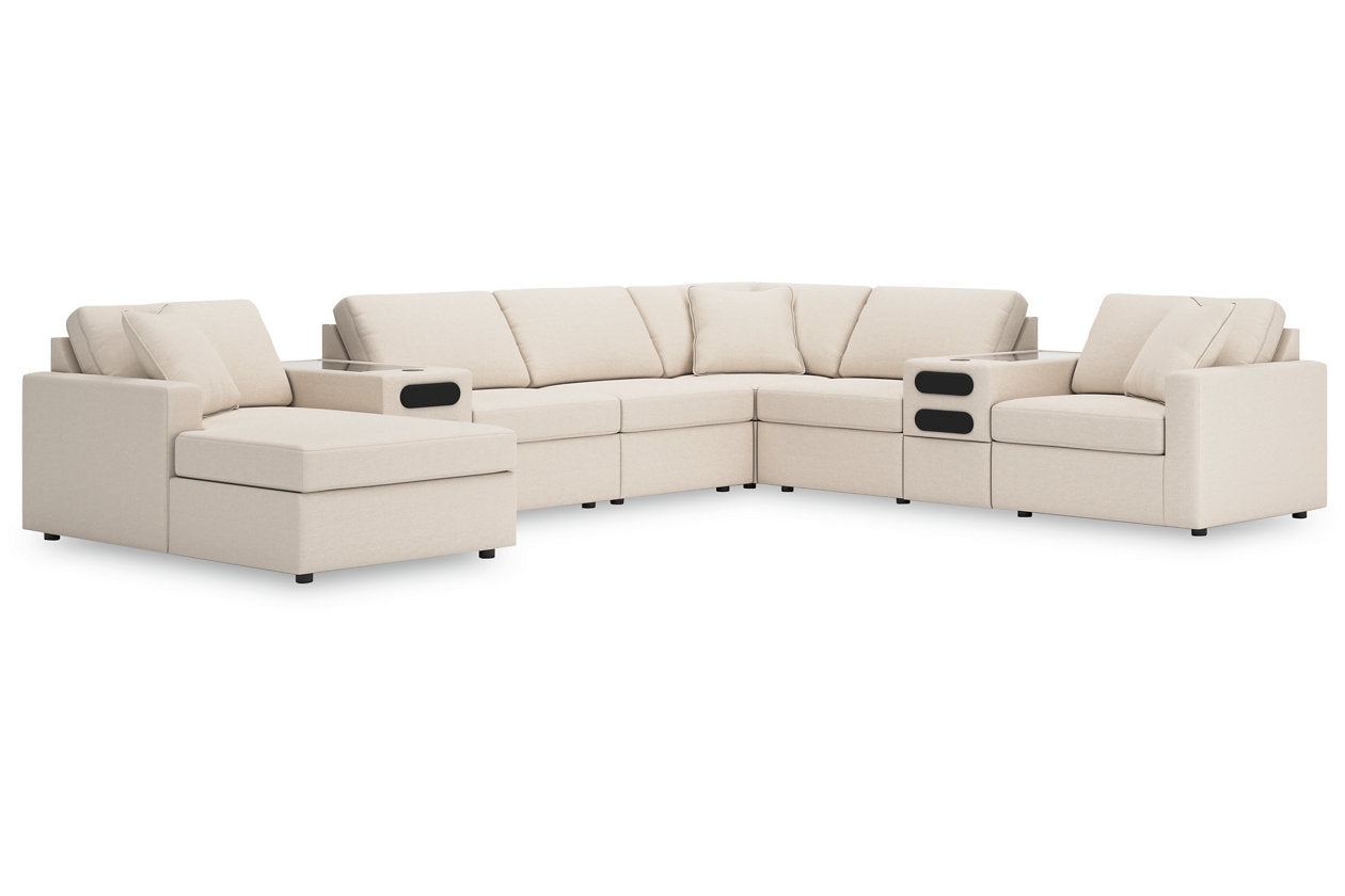 Modmax Oyster 8-Piece Sectional with Audio System and Chaise from Ashley - Luna Furniture