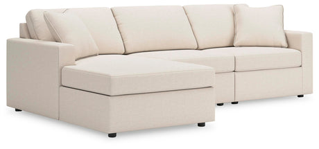 Modmax Oyster 3-Piece Sectional Sofa Storage Chaise from Ashley - Luna Furniture