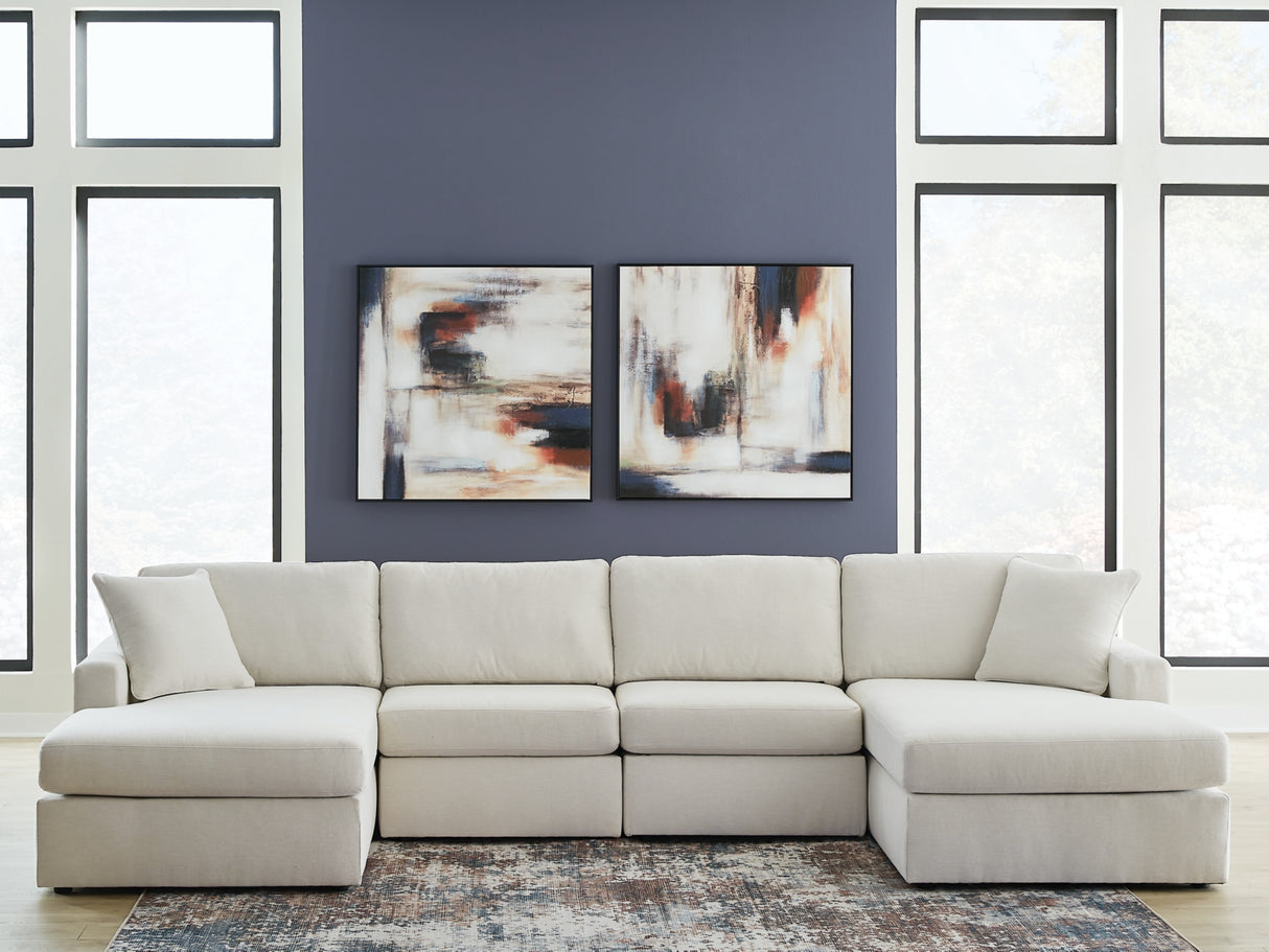 Modmax Oyster 4-Piece Sectional with Chaise from Ashley Furniture - Luna Furniture